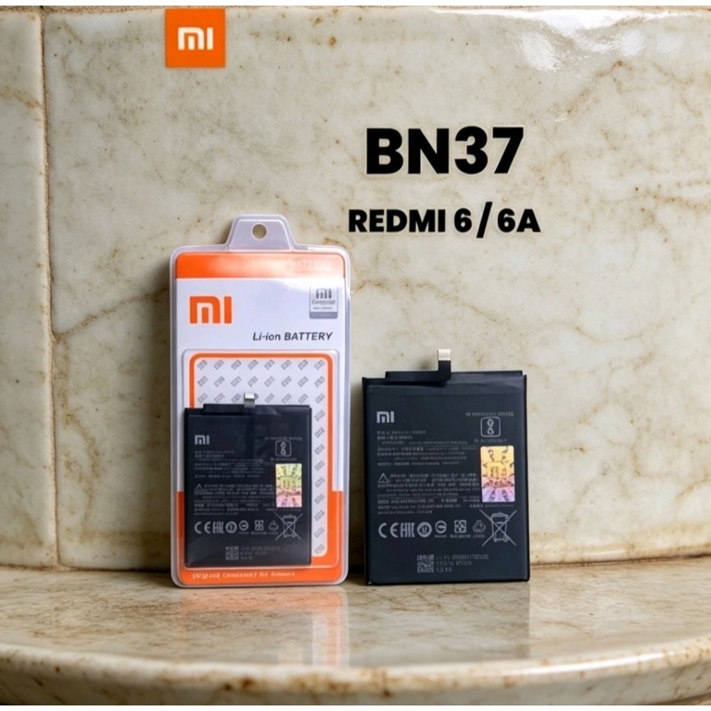 Baterai Batre Batrai Battery XiaoMi Redmi 6 redmi 6A BN 37 Original / BN37 Xiaomi Original