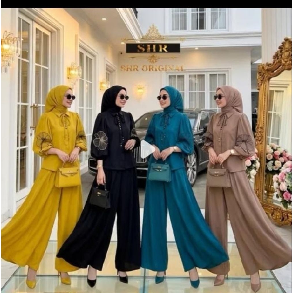 NEW SHR SET KULOT MANIS DAN OUTER SHR ORIGINAL