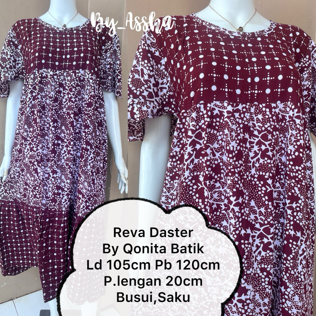 Daster Qonita Batik Pekalongan Reva Busui