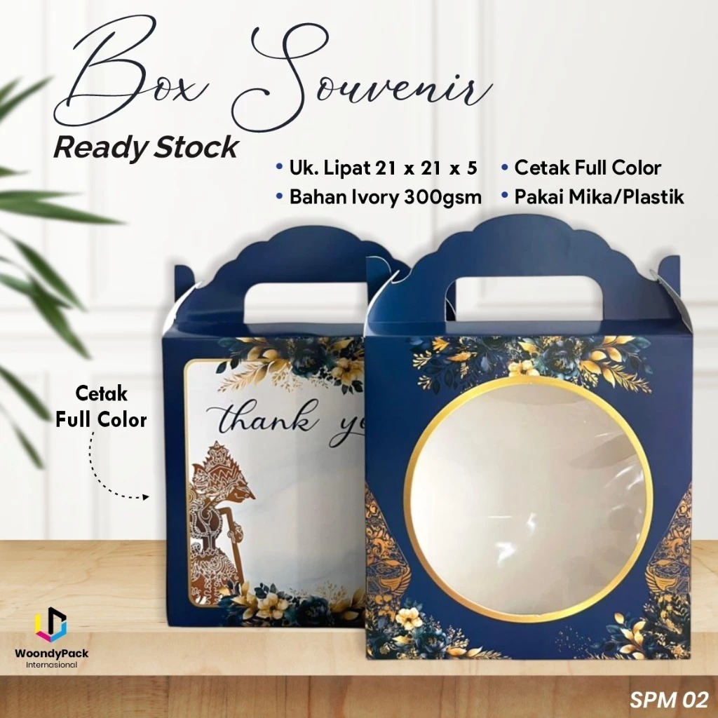 (50 pcs) Box Piring Souvenir Aesthetic Ready Stock - Box Souvenir Piring Premium SPM 02