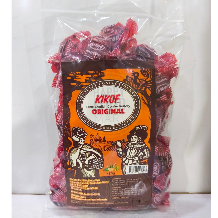 [HALAL] KIKOF OLDE ENGLISH 450G/PERMEN PEREDA BATUK/KEMBANG GULA MINT TRADISIONAL/PERMEN HACK MENTHO