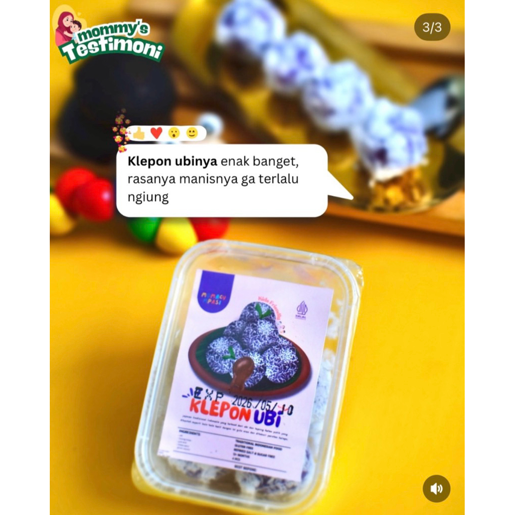 Klepon Ubi isi 4-Momacy Mpasi