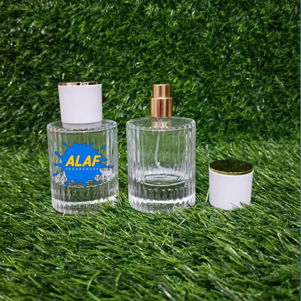 Botol Parfum chloe tutup putih 30ml warna botol Drat / Botol Parfum Spesial / Botol Parfum Unique