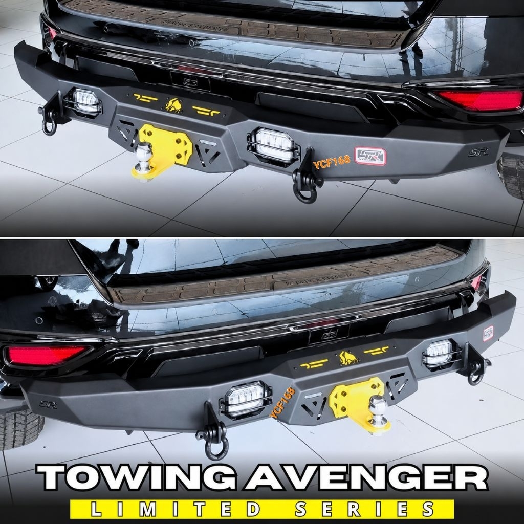 Towing Belakang Rhino Avenger Limited Series Bunper Bar Besi Mobil All New Fortuner 2016/Hilux/Trito