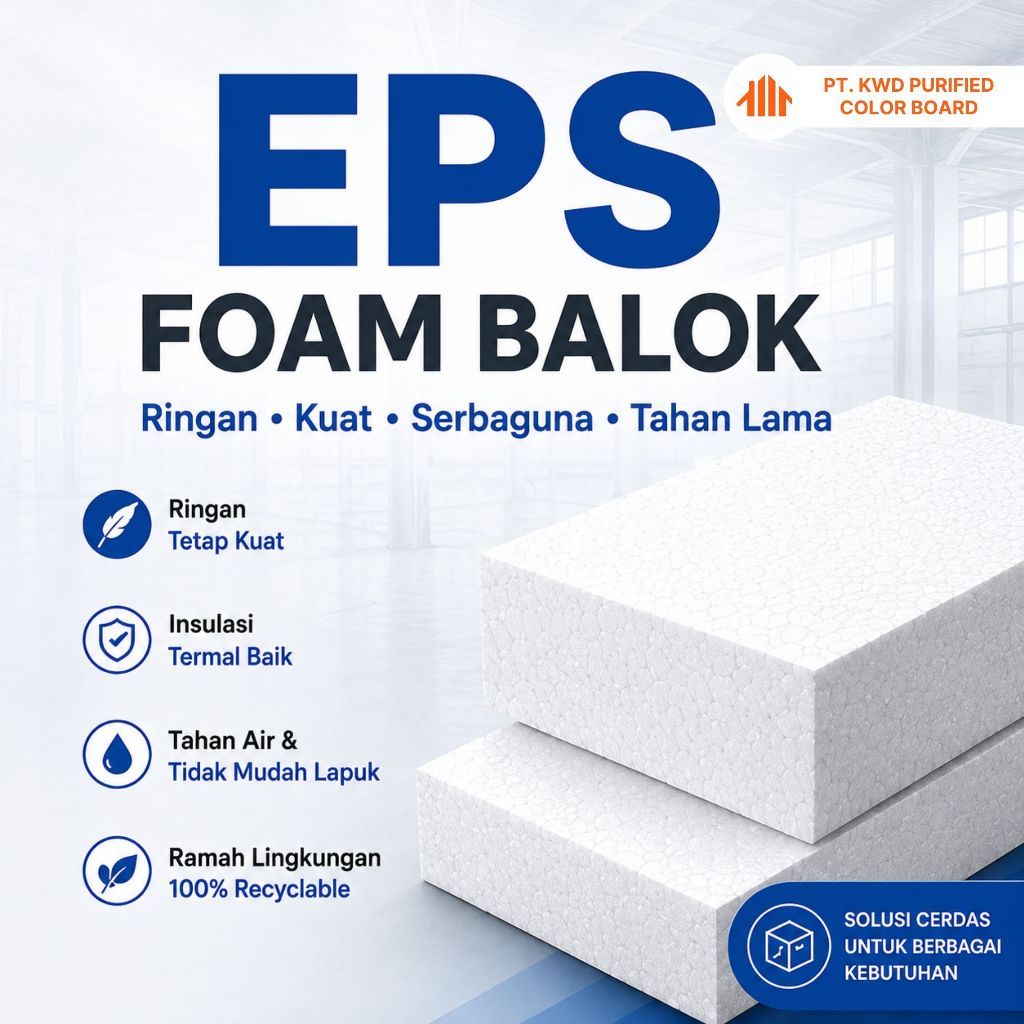 EPS Custom Blok | Styrofoam EPS Balok Berbagai Ukuran & Density