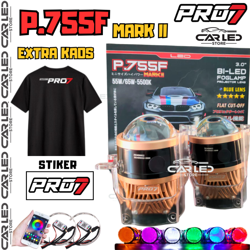 FOGLAMP BILED PRO7 PRO 7 P755F P.755F MARK II MARK 2 55/65 WATT 3 inch