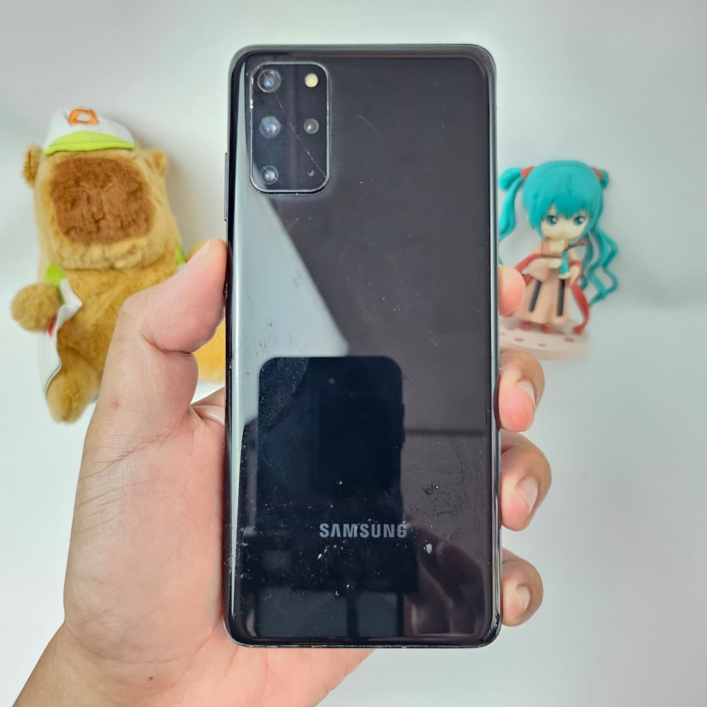 Samsung S20 Plus 8/128 Resmi SEIN Full Original Bekas Second Siap Pakai Fungsi Normal LCD garis