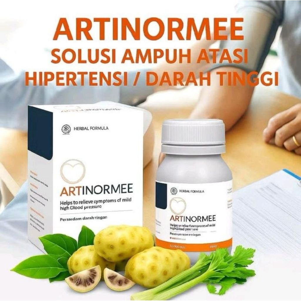 ARTINORMEE ASLI UNTUK HIPERTENSI DAN DARAH TINGGI ARTINORMEE ORIGINAL BPOM