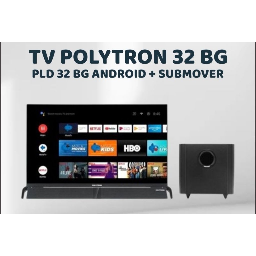 tv Polytron 32 in sound bar android