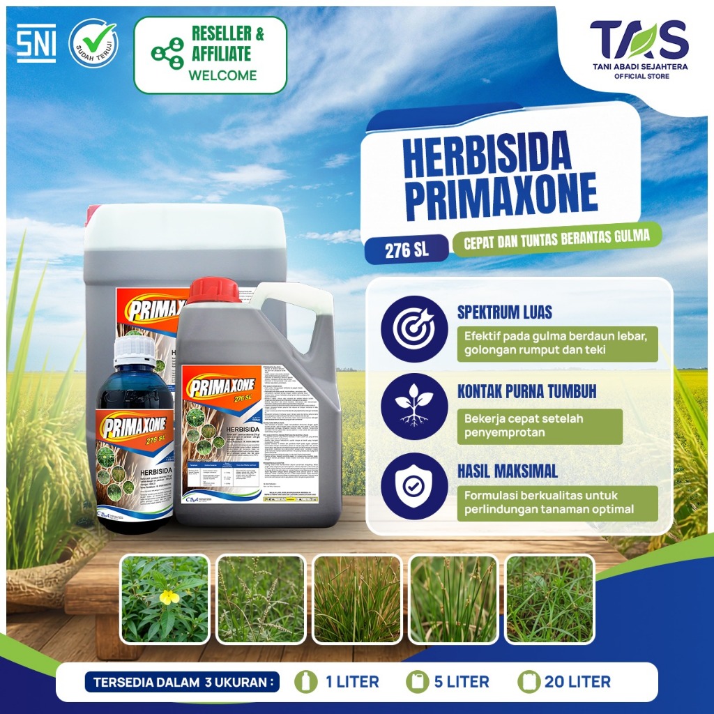 Herbisida Paraquat Primaxone 276 SL 1 liter