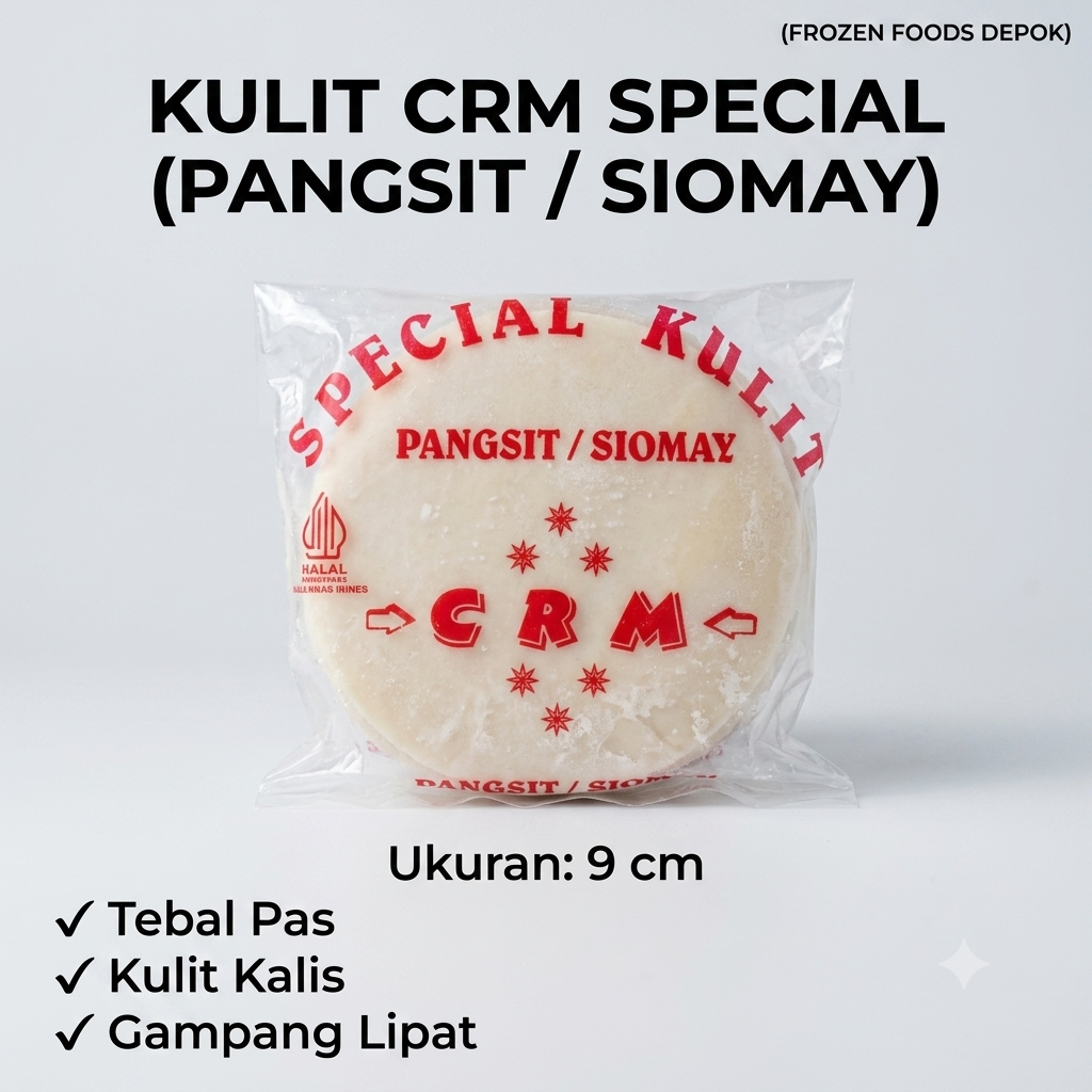 KULIT DIMSUM CRM ISI KURANG LEBIH 50 LEMBAR