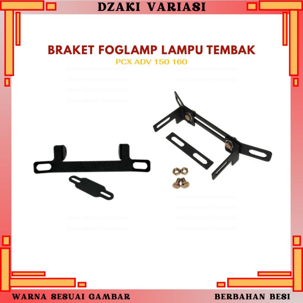 BRACKET BRAKET FOGLAMP LAMPU TEMBAK ADV 150 160 BREKET LAMPU TEMBAK KOLONG PCX 150 160 ADV PCX