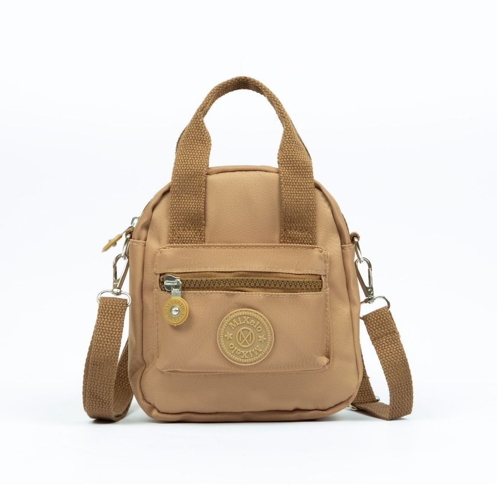 Grosir TAS 2IN1 TAS SELEMPANG MIXELO / SLING BAG / TAS TENTENG UNISEX BAHAN NYLON PREMIUM 3 RESLETIN