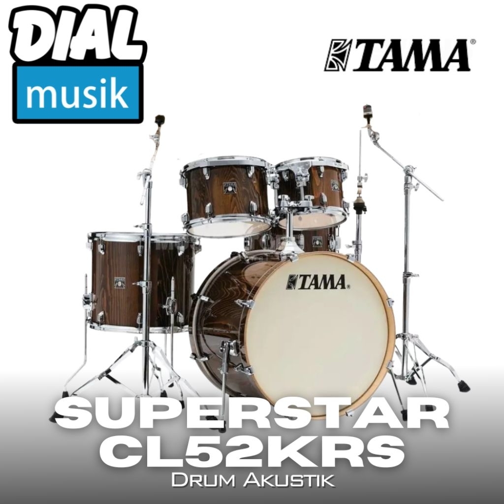Tama CL52KRS Superstar Classic Maple 5pcs - Drum Shell Kit include HARDWARE ORIGINAL TAMA