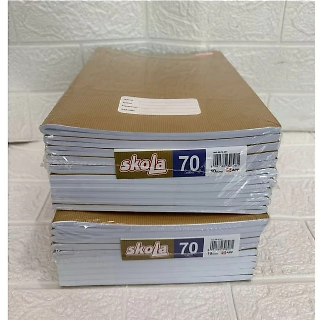 Buku Tulis Skola Campus Craft 70 lembar cover sampul by Sidu (1 pack 10 buku) / Buku tulis Big Boss 