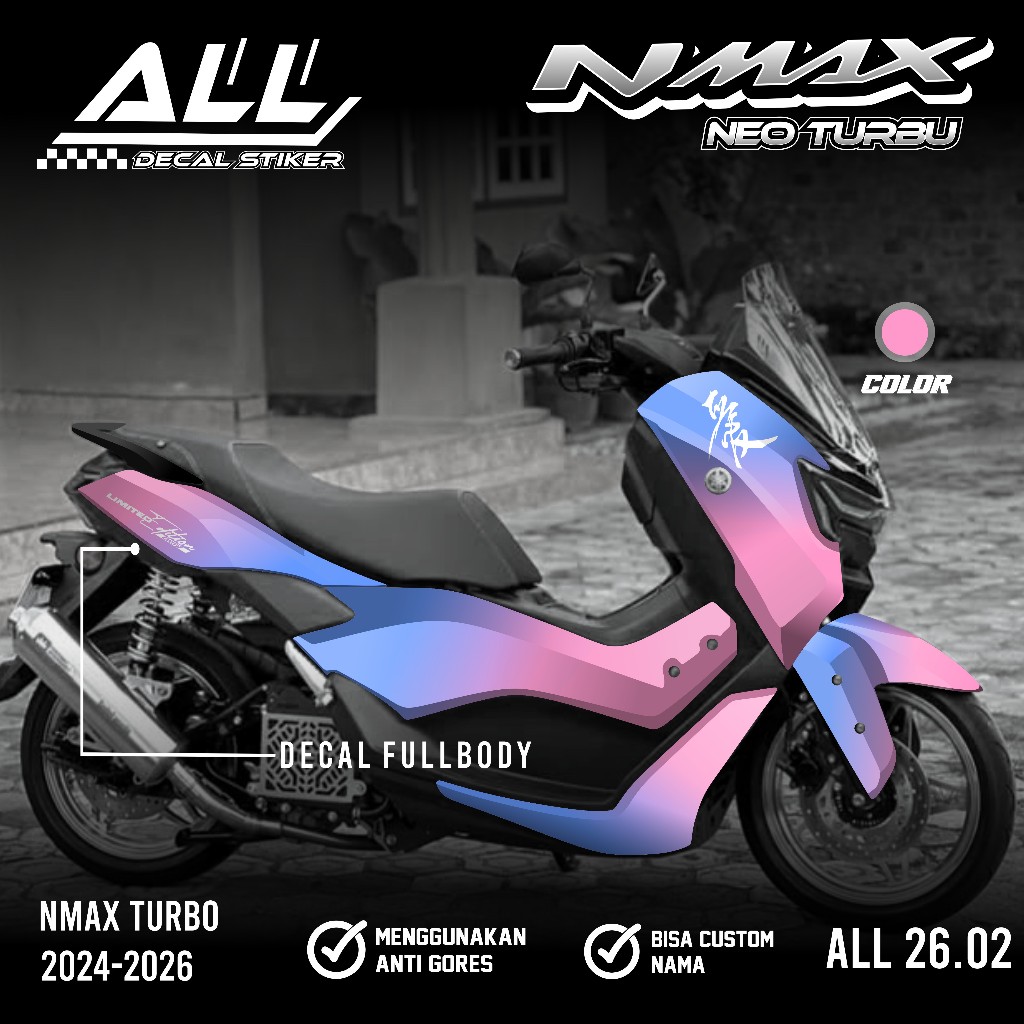 COD Sticker Decal Nmax Neo S Nmax Turbo 2024 2025 Full Body Sticker Nmax Neo S Turbo NEW Decal Stick