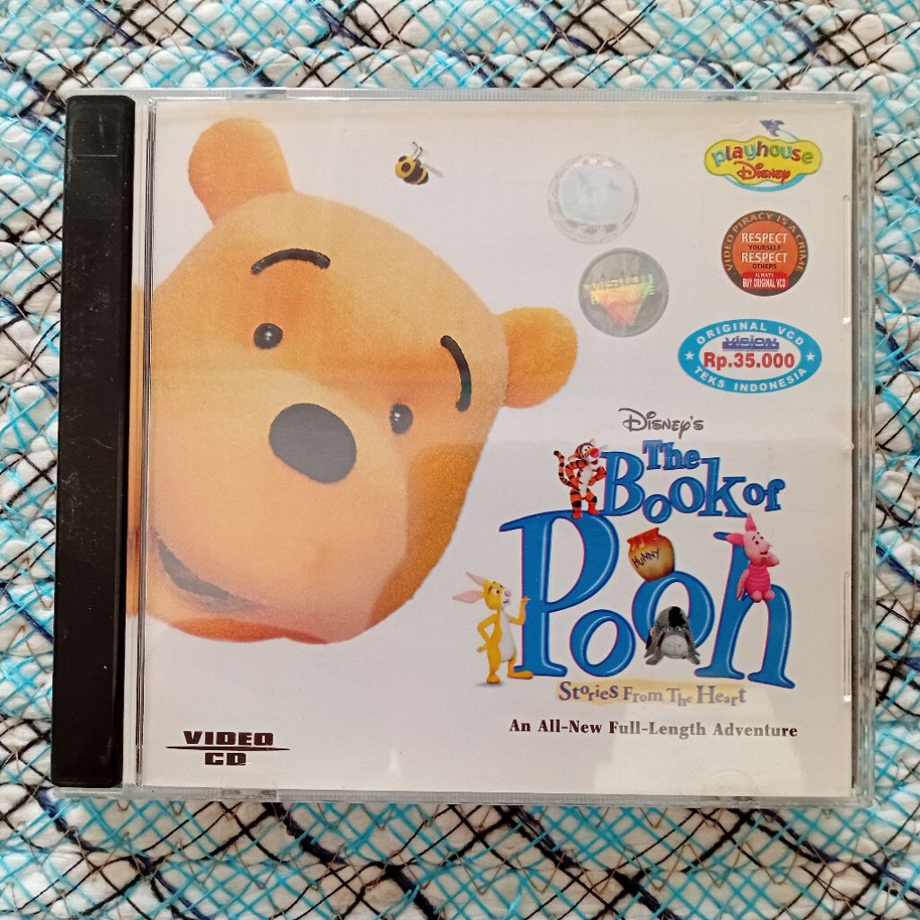 VCD Winnie the Pooh The Book of Pooh: Stories from the Heart (2001) Teks Indonesia Original Walt Dis