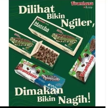 Tiramisu Chocomory Cookies & Cream Regular - Rasa Original & Cookies and Cream