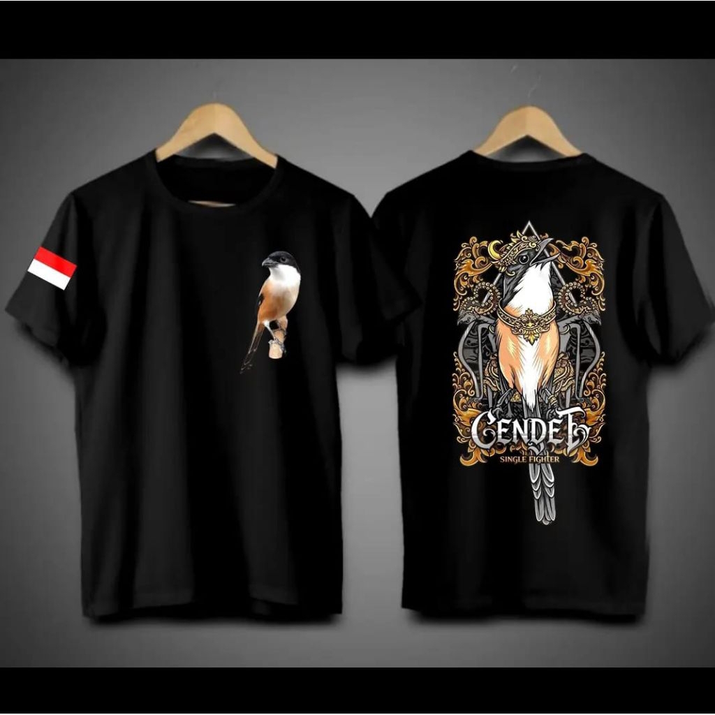 Kaos Viral CENDET Single Fighter Tshirt Distro Viral Bahan Katun