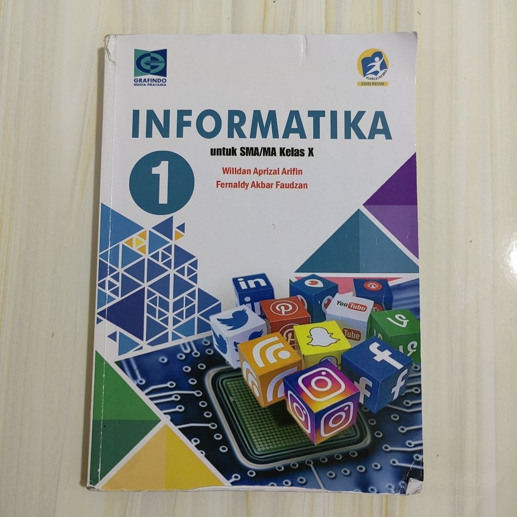 Buku INFORMATIKA Kelas X (Penerbit Grafindo Media Pratama)