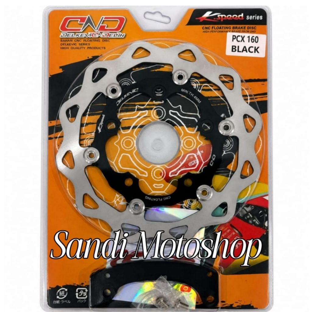 Disc Braket Dnd Delkevic K Speed 260mm Pcx 150 & Pcx 160 Cbs / Cakram Depan Delkevic Pcx 160 & Pcx 1