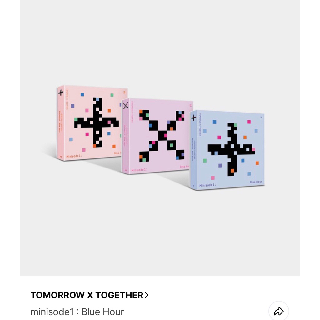 Minisode 1 TXT Album versi R & AR • Ready Stock