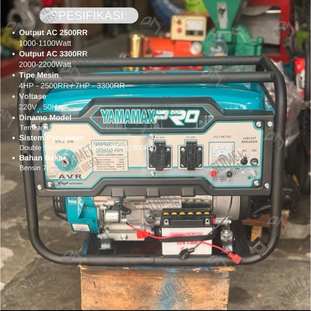 Genset YamamaxPro 2500RR / 1100 Watt