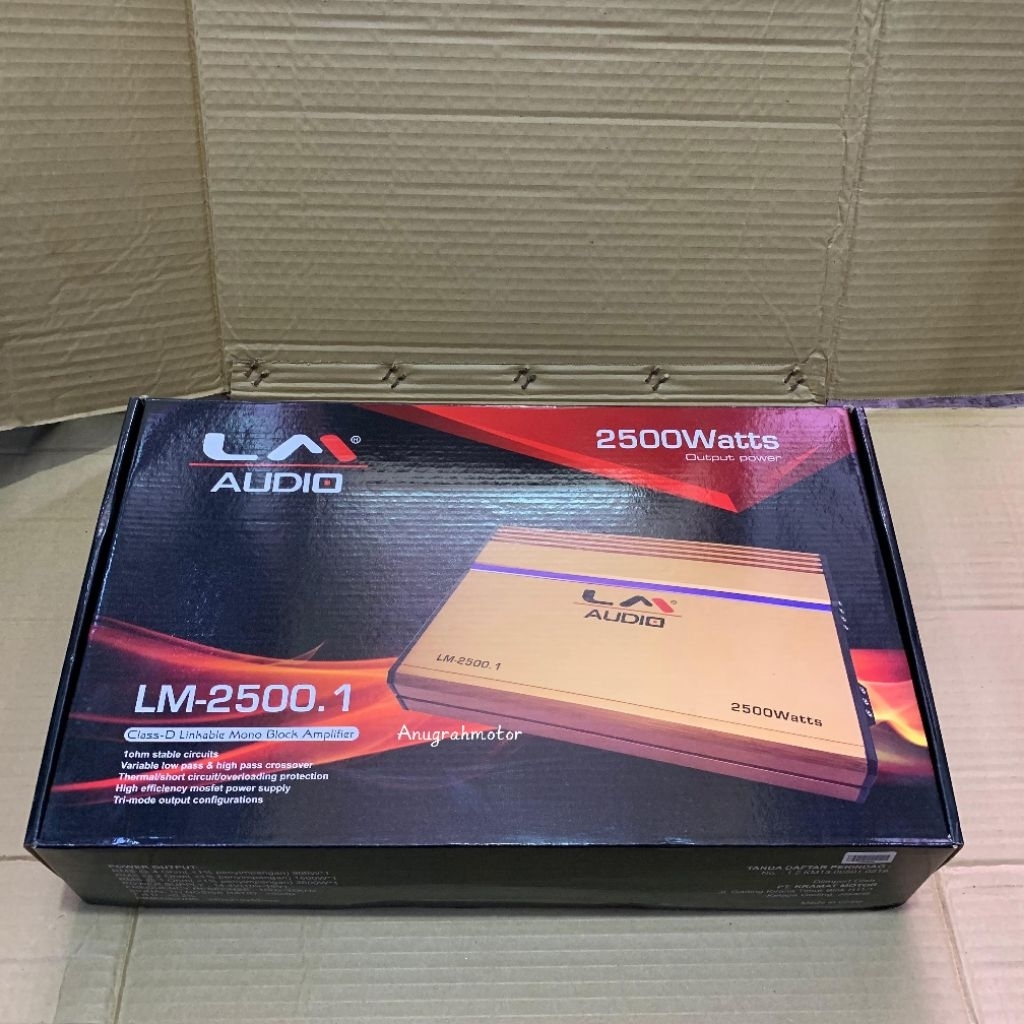 Power monoblock LM AUDIO-2500.1 Class D