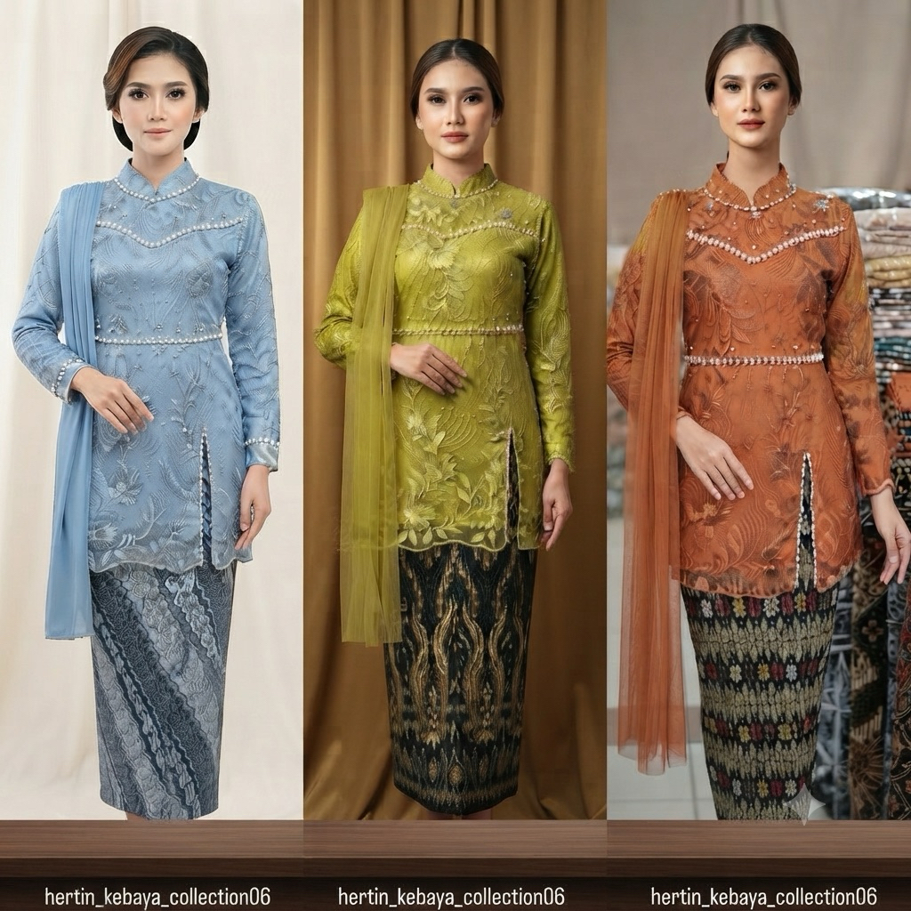 KEBAYA INARA vol.2 / KEBAYA WISUDA / KEBAYA LAMARAN / KEBAYA KONDANGAN / KEBAYA TULLE BELAH SAMPING
