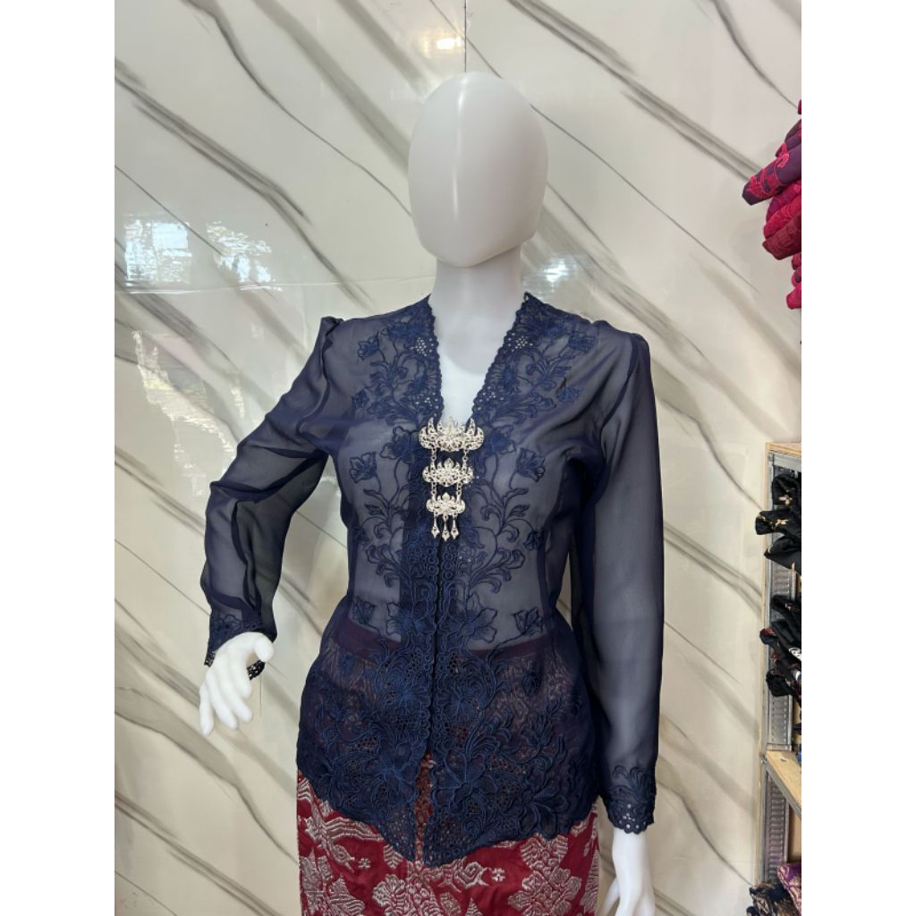 KEBAYA JADI BORDIR MOTIF BUNGA SEPATU || KEBAYA BALI || KEBAYA WISUDA || KEBAYA ADAT BALI MURAH || K