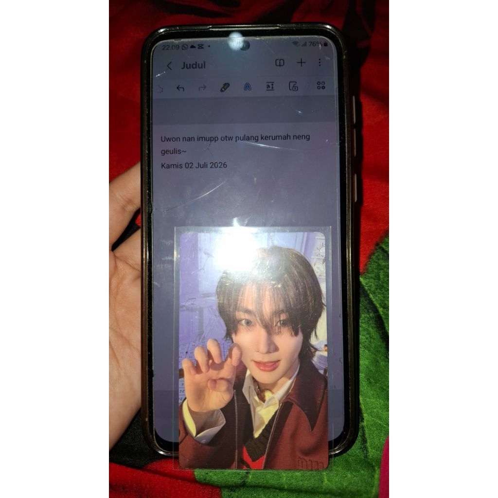 booked photocard Jungwon maung