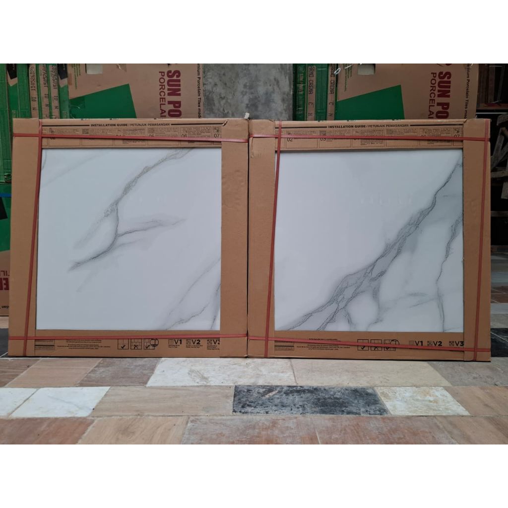 Granit 80x80 Calacata Umbria Glossy