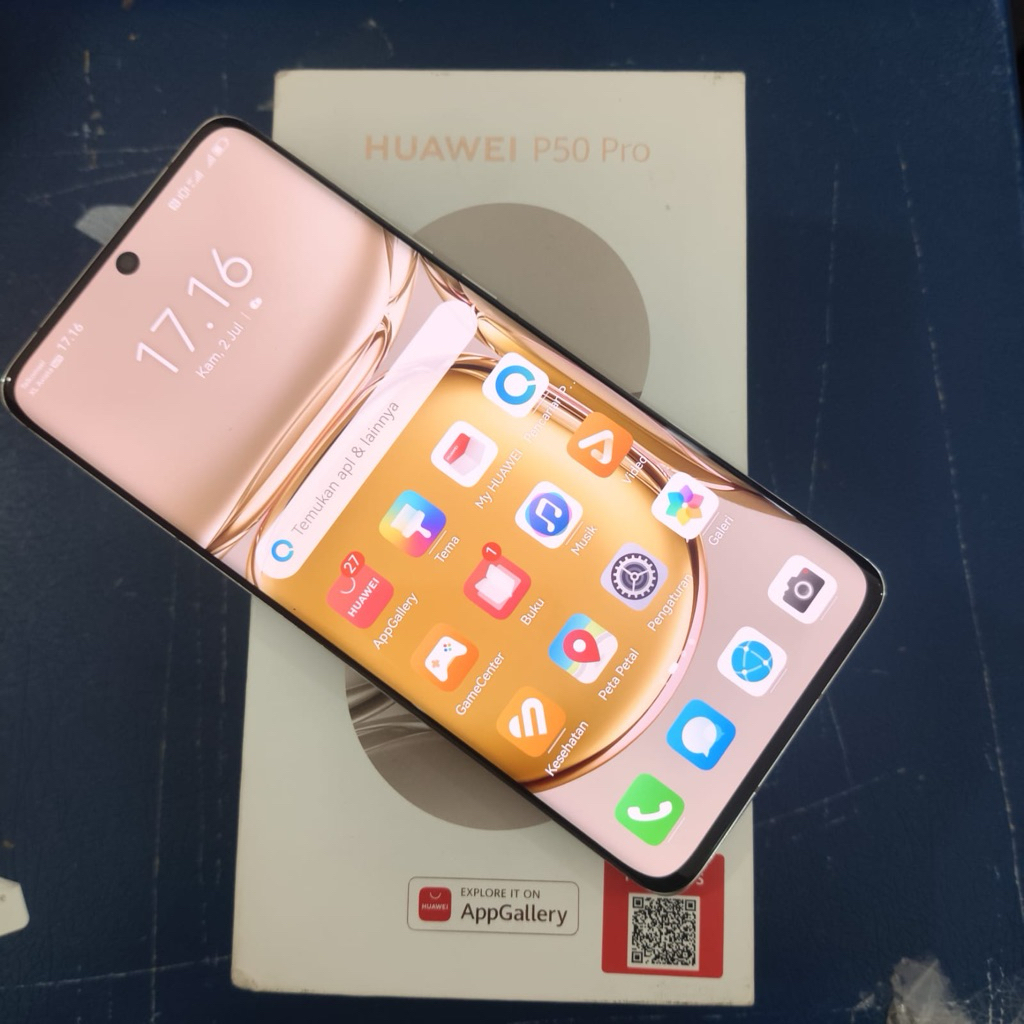 Huawei p50 pro ram 8/256 second fullset original termurah