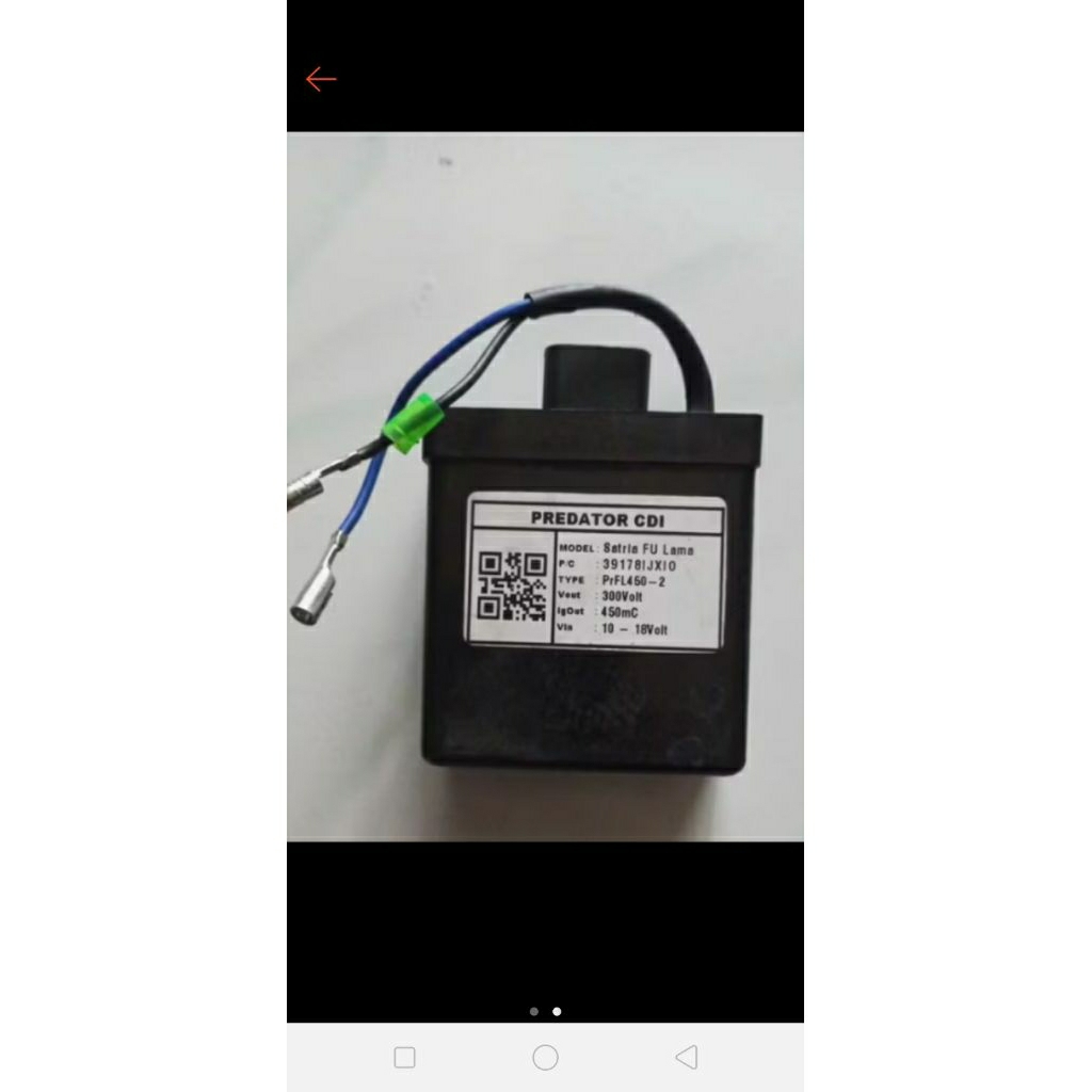 CDI predator 2map satria Fu