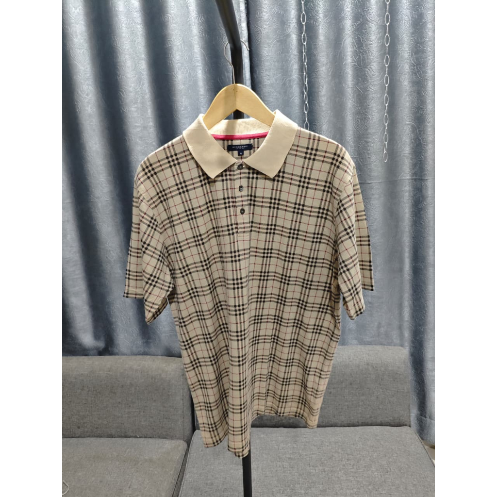 Vintage Burberry Polo Shirt Authentic Original