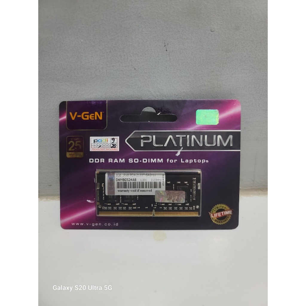 Ram Vgen Sodim DDR 4 8gb new