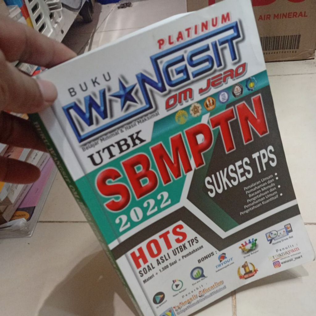 BUKU WANGSIT OM JERO UTBK SBMPTN 2022 SUKSES TPS