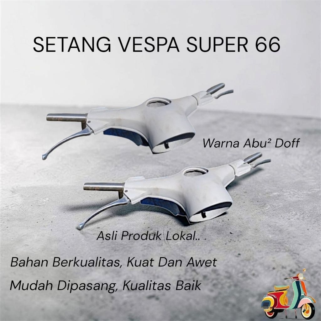 Stang Vespa Super 66 Setang Batok Vespa Super 66 Berkualitas Awet
