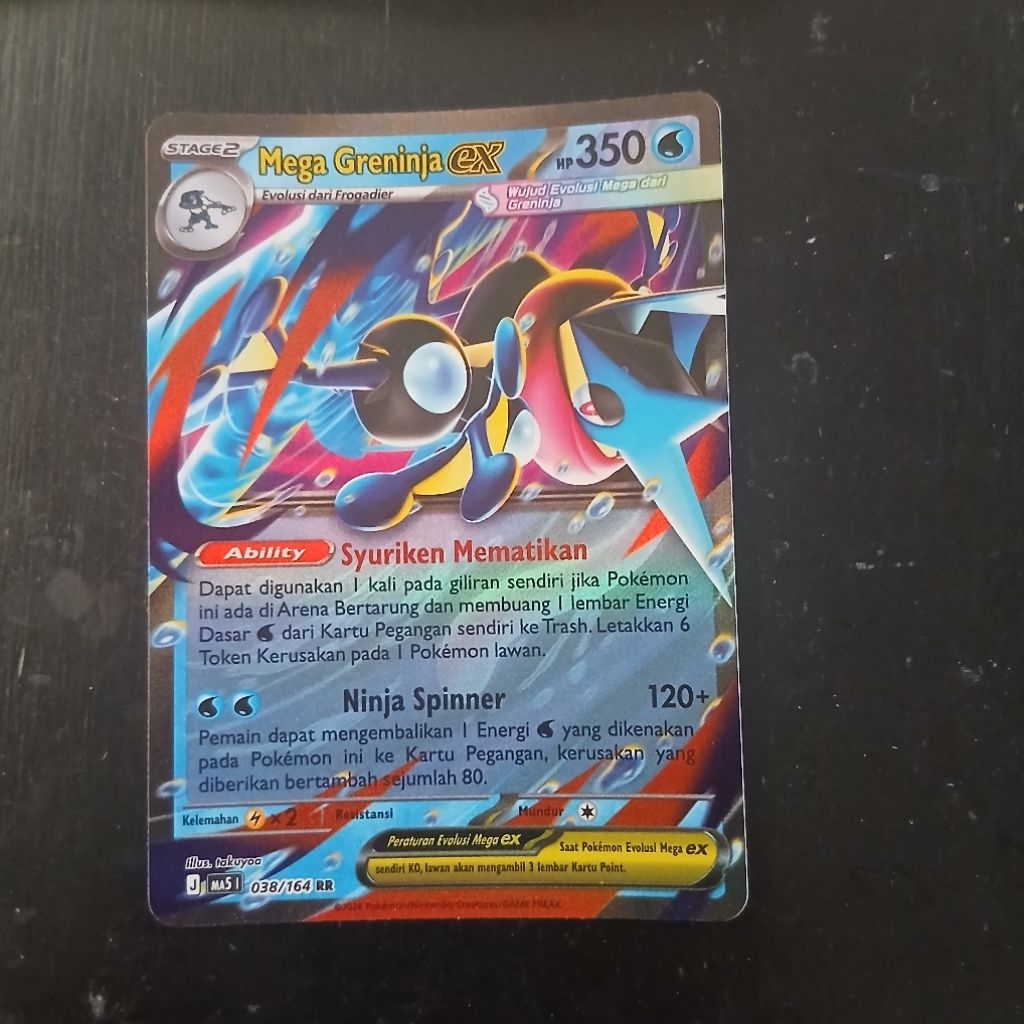Mega Greninja EX RR Ancaman Bayangan Murah