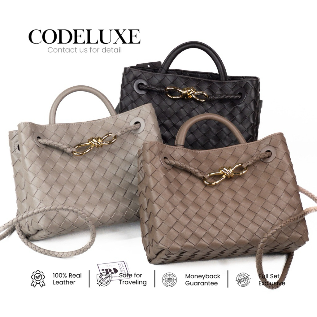 [CODELUXE] Andiamo Small Bag Lambskin Fondant GHW