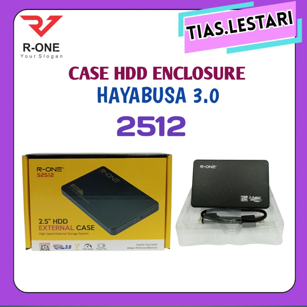 R-ONE ENCLOSURE CASE HDD EXTERNAL 2.5" HAYABUSA 2512 3.0