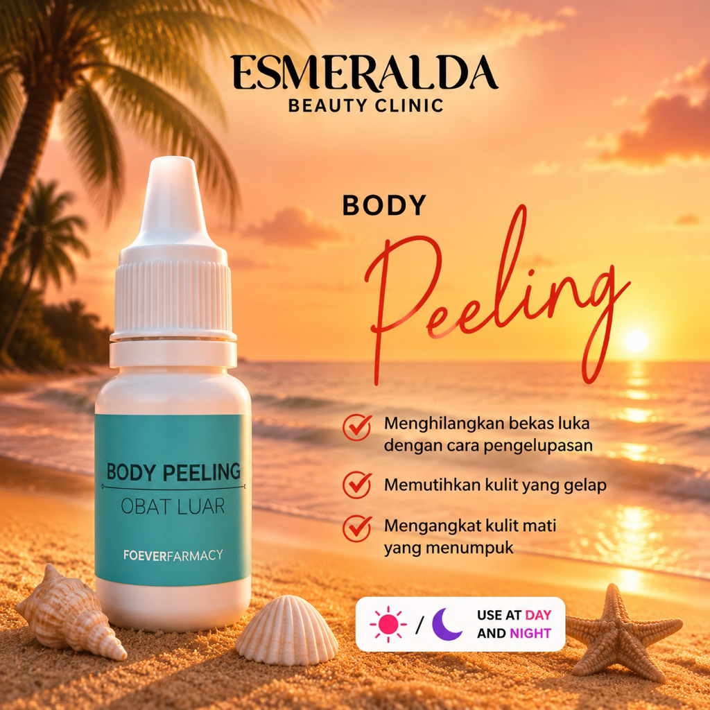 PEELING PENGELUPASAN AMPUH | LOTION PEMUTIH | PEMUTIH BADAN | BODY PEELING | PEELING BADAN | ROYYAL 