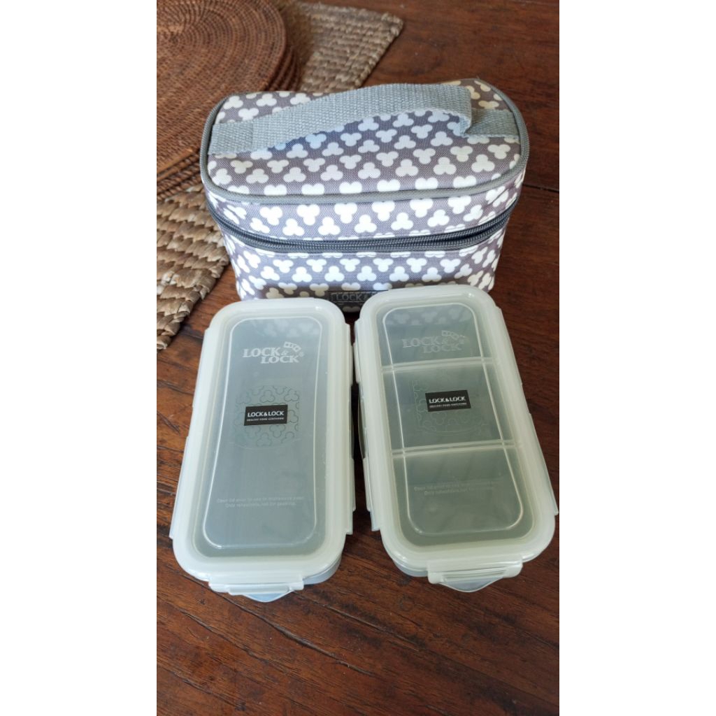 Set Tempat Makan Lock n lock Preloved