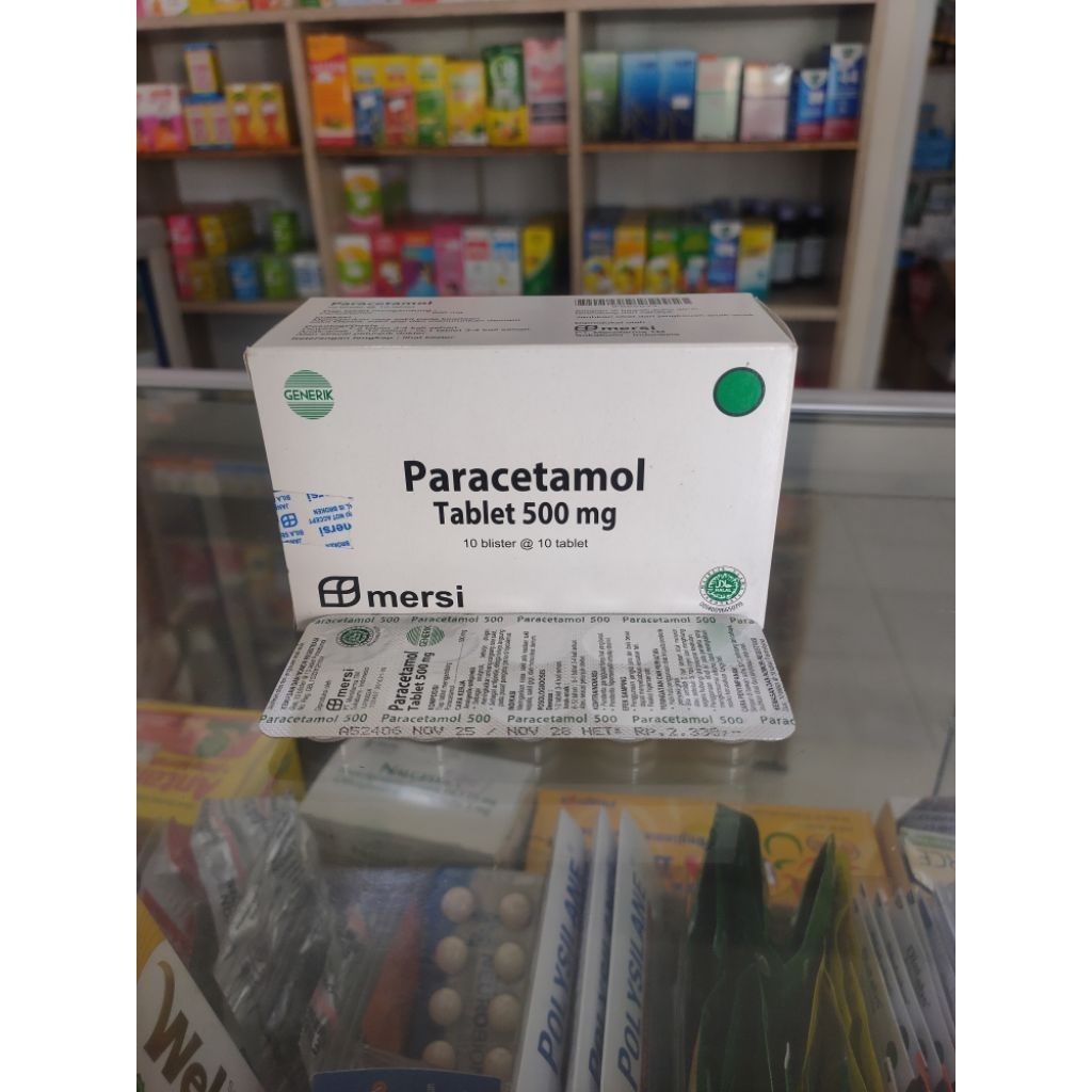 PARACETAMOL 500 MG 10 TABLET GENERIK MERSIFARMA