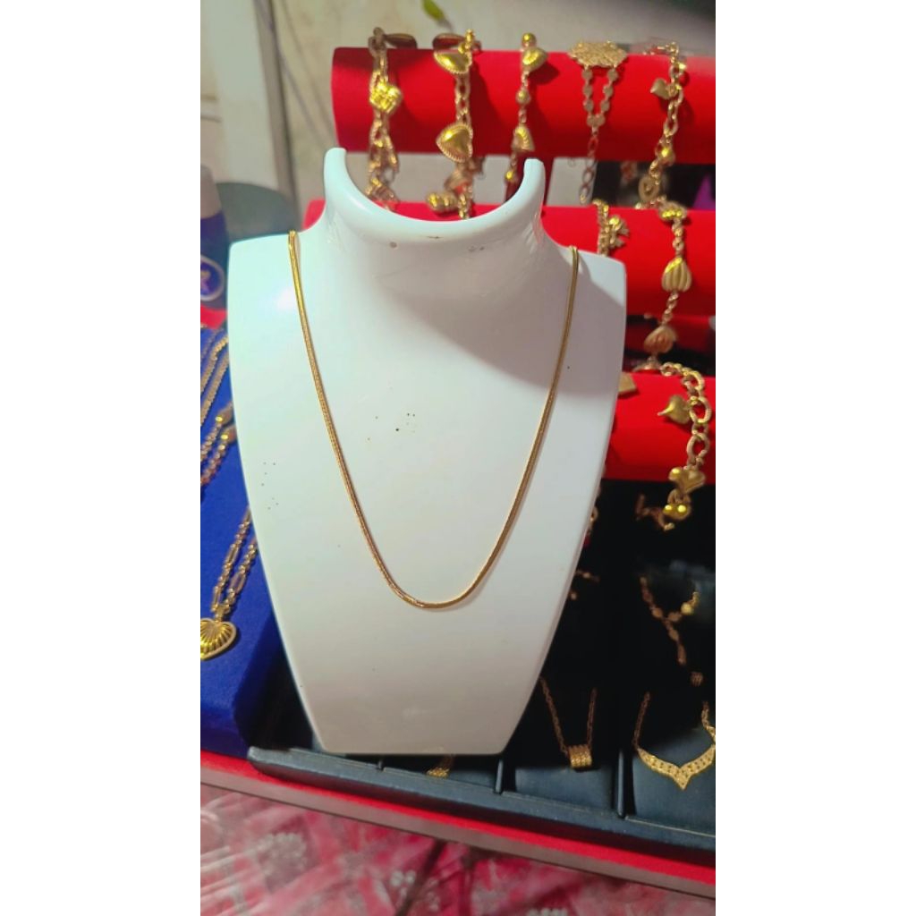 kalung polos titanium kait s