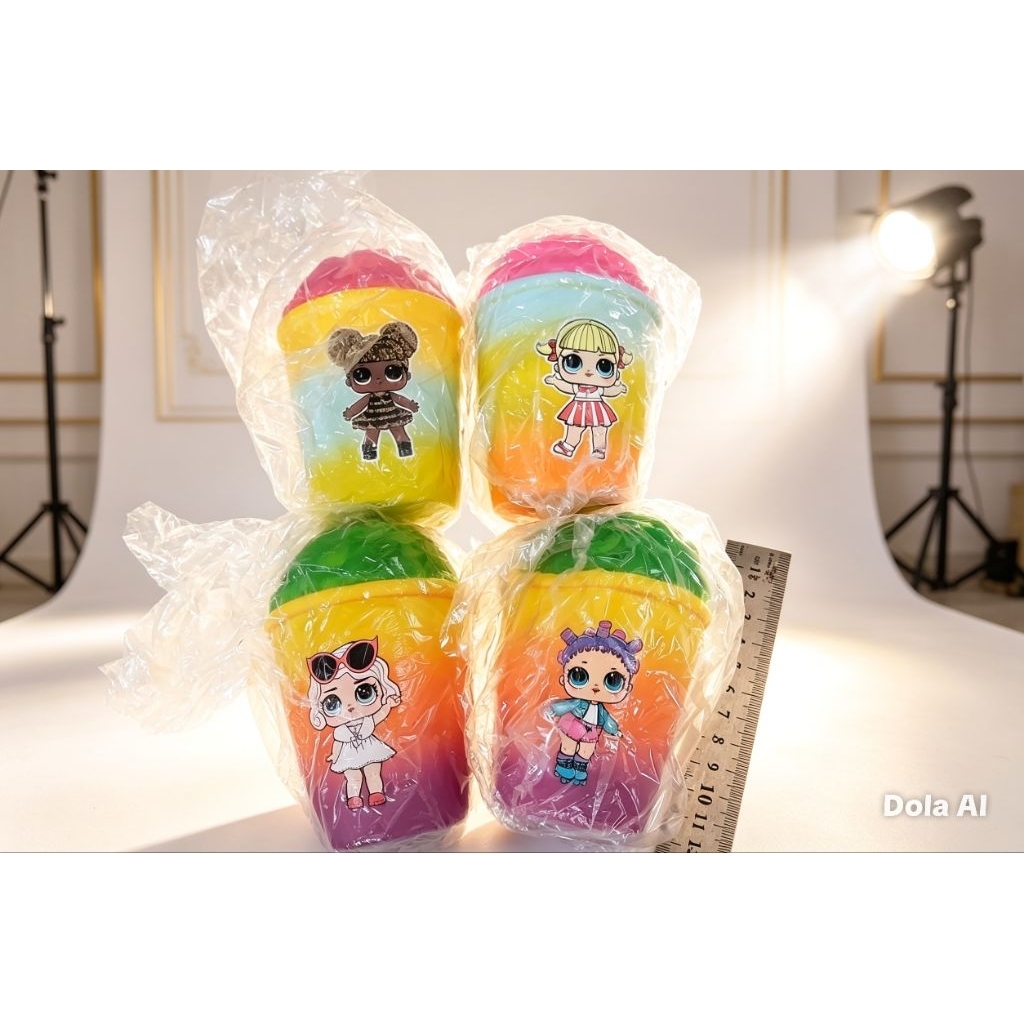 squishy lol popcorn cup