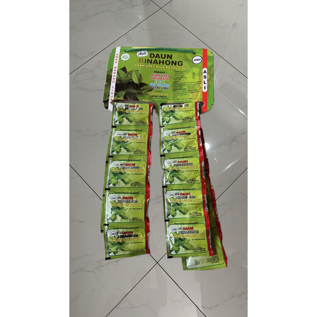 DAUN BINAHONG KAPSUL RENCENG ORIGINAL
