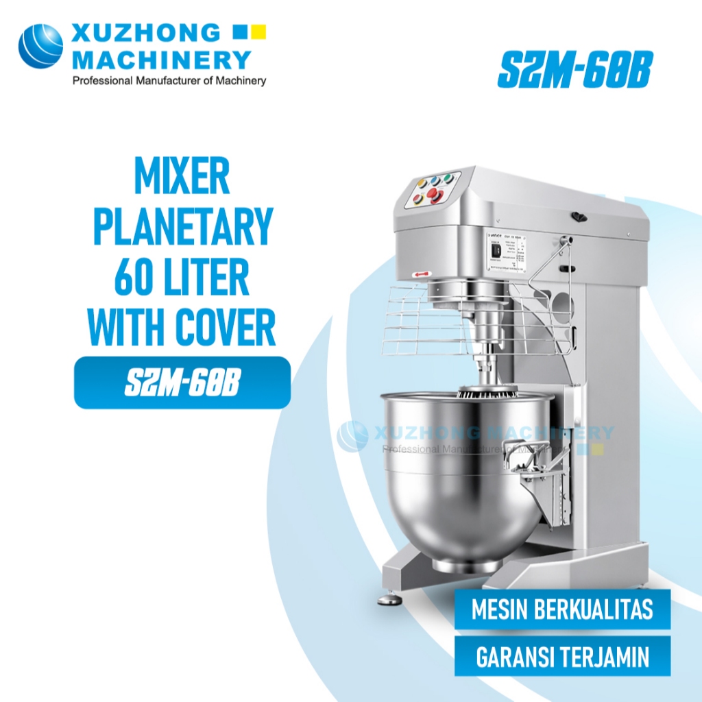 Mixer Planetary, Dough Mixer, Planetary MIxer, Mesin Pengaduk Adonan Roti, Mixer Roti SZM-60B