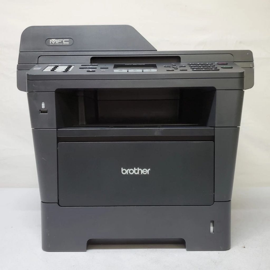 Brother MFC-8910DW – Printer Laser Monokrom Multifungsi | Print, Scan, Copy, Fax | Scan Kaca F4 | Du