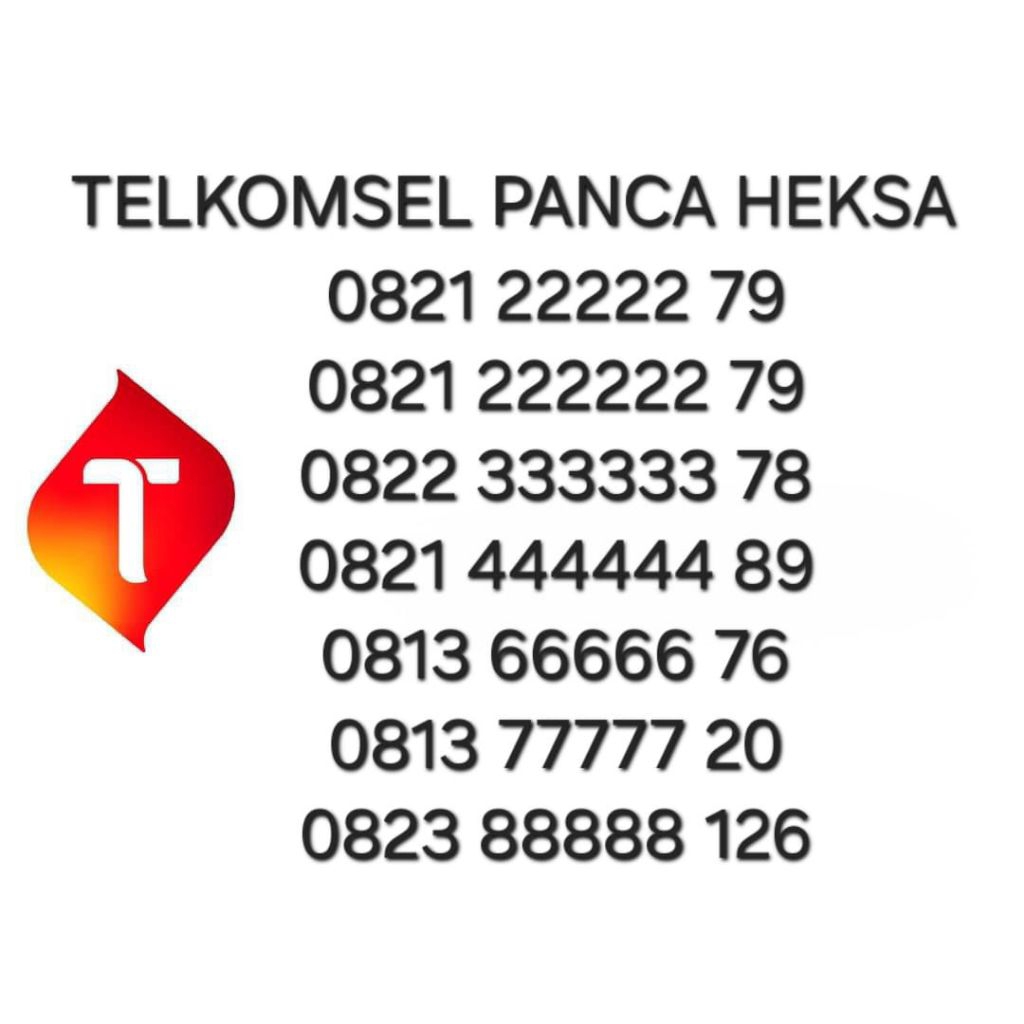 NOMOR CANTIK TELKOMSEL SIMPATI 4G & AS 4G PANCA 22222 66666 77777 88888 RAPIH